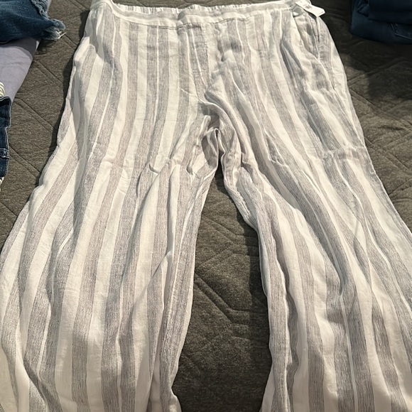NWT old navy linen pants size 18 - Picture 2 of 6